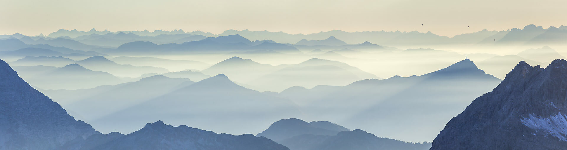 Aussicht vom Gipfel des Hocheck (2651 m) auf die umliegenden Berge, Ramsau, Berchtesgadener Land, Oberbayern, Bayern, Süddeutschland, Deutschland, Europa Aussicht vom Gipfel des Hocheck (2651 m) auf die umliegenden Berge, Ramsau, Berchtesgadener Land, Oberbayern, Bayern, Süddeutschland, Deutschland, Europa